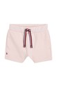 Tommy Hilfiger szorty niemowlęce z elastanem różowy KN0KN01793.PPYH
