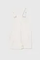 Detské rifľové nohavice na traky Vans biela
