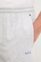 BOSS loungewear šortky pánské bavlněné s elastanem Mix&Match Short CW šedá 50515314