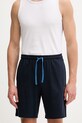 BOSS szorty lounge męskie bawełniane z elastanem Mix&Match Short CW granatowy 50515314