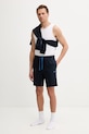 BOSS szorty lounge męskie bawełniane z elastanem Mix&Match Short CW 50515314 granatowy SS26