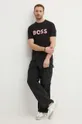 Βαμβακερό παντελόνι Polo Ralph Lauren μαύρο