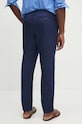 Oblečenie Ľanové nohavice Polo Ralph Lauren 710927863 tmavomodrá