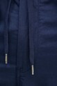 Ľanové nohavice Polo Ralph Lauren 710927863 tmavomodrá