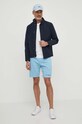 Tommy Hilfiger szorty MW0MW34201 niebieski SS24