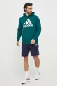 adidas szorty bawełniane granatowy