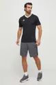 Kratke hlače za vadbo adidas Performance Train Essentials siva