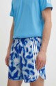 Шорти для бігу adidas Performance тканина блакитний IQ3820