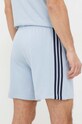 Îmbrăcăminte adidas pantaloni scurți din bumbac IS1340 albastru