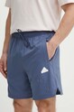 Šortky adidas látka modrá IS1485