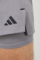 adidas Performance pantaloni scurți de antrenament Designed for Training gri IT7519