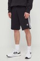 Bavlněné šortky adidas Originals Adicolor 3-Stripes černá IU2337