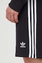adidas Originals pantaloni scurți din bumbac Adicolor 3-Stripes IU2337 negru