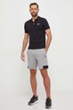 EA7 Emporio Armani szorty bawełniane 3DPS73.PJEQZ szary SS24