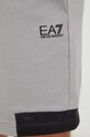 EA7 Emporio Armani szorty bawełniane szary 3DPS73.PJEQZ