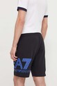 Îmbrăcăminte EA7 Emporio Armani pantaloni scurti din bumbac 3DPS76.PJSHZ.1200 negru