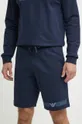 mornarsko modra Bombažne kratke hlače Emporio Armani Underwear Moški