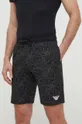 crna Homewear pamučne kratke hlače Emporio Armani Underwear Muški