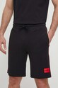 HUGO pantaloni scurți tricotaj negru 50510578