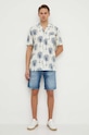 Pepe Jeans szorty jeansowe RELAXED SHORT REPAIR PM801074 niebieski SS24