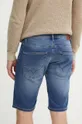 Rifľové krátke nohavice Pepe Jeans SLIM GYMDIGO Základná látka: 84 % Bavlna, 15 % Polyester, 1 % Elastan Podšívka vrecka: 65 % Polyester, 35 % Bavlna