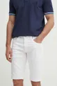 biały Pepe Jeans szorty jeansowe SLIM GYMDIGO SHORT Męski