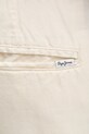 Pepe Jeans szorty lniane RELAXED LINEN SMART SHORTS beżowy PM801093