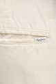 Ľanové šortky Pepe Jeans RELAXED LINEN SMART SHORTS béžová PM801093