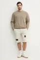 Aeronautica Militare pantaloncini in cotone BE041CT1122 beige SS25