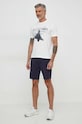 Šortky Aeronautica Militare BE170F459 tmavomodrá SS24