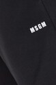 MSGM szorty bawełniane czarny 3640MB76.247000