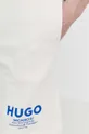 bézs Hugo Blue pamut rövidnadrág