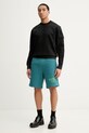 Hugo Blue szorty bawełniane 50510728 turkusowy SS26