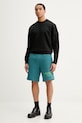 Hugo Blue szorty bawełniane 50510728 turkusowy SS26