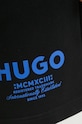 Bavlněné šortky Hugo Blue černá 50510728