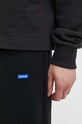 HUGO Blue pantaloni scurți din bumbac negru 50522364