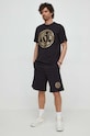 Versace Jeans Couture szorty 76GADT02.CF01T czarny SS24