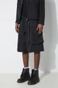 black Y-3 shorts Nylon Twill