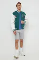 Хлопковые шорты United Colors of Benetton серый