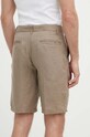 Одежда Льняные шорты United Colors of Benetton 4AGH59548 бежевый