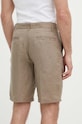 Одежда Льняные шорты United Colors of Benetton 4AGH59548 бежевый