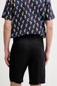 Îmbrăcăminte United Colors of Benetton pantaloni scurti din in 4AGH59548 negru