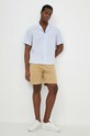 North Sails pantaloni scurti 673097 bej SS24