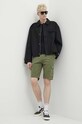 Bavlnené šortky Quiksilver AQYWS03238 zelená SS24