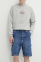 DC szorty jeansowe jeans niebieski ADYDS03011