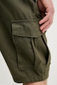 Bavlněné riflové kraťasy Alpha Industries Aircraft zelená 146250.