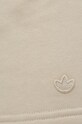 adidas Originals pantaloni scurti din bumbac bej IR7880