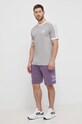 Хлопковые шорты adidas Originals IR8003 фиолетовой SS24