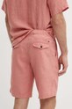 Odzież Tommy Hilfiger szorty lniane MW0MW34498 różowy