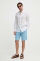 Tommy Hilfiger szorty lniane MW0MW34498 niebieski SS24